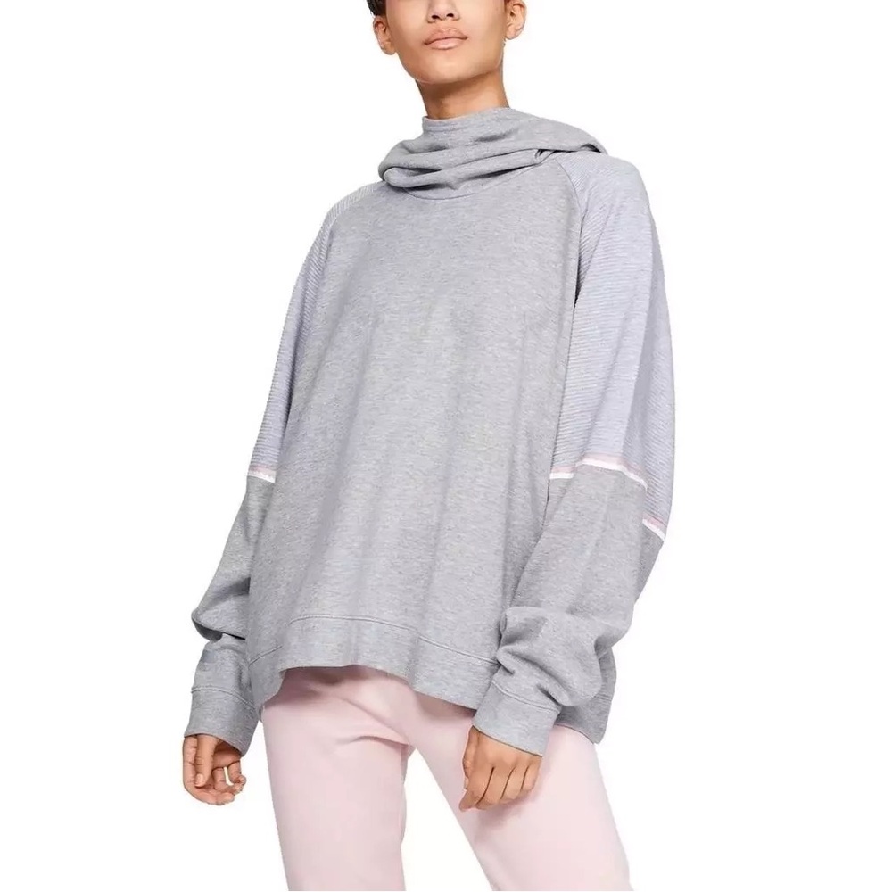 Under Armour | Heather Grey Oversized Cowl Neck Hoodie